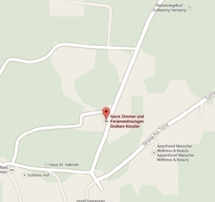 finden Sie uns auf Google Maps - Gästehaus Giuliani Kössler